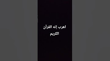 اهرب إنه القرآن الكريم #quran #اكسبلور #المصحف #لايك #الرحمن #دويتو #العظماء