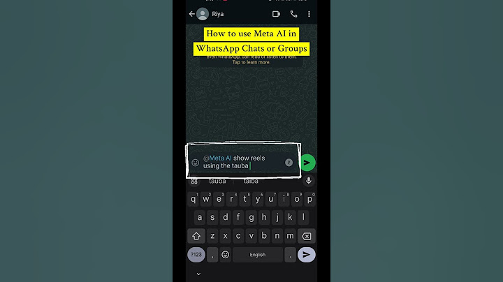 How to use Meta AI in WhatsApp Chats or Groups #whatsapp #ai #howto