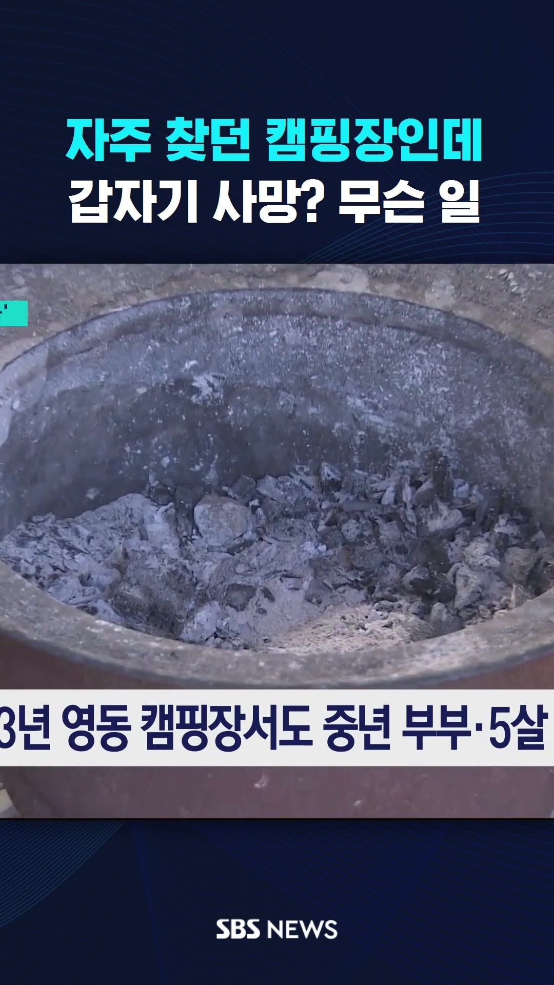 부자가 자주 찾던 캠핑장인데…갑자기 사망? 무슨 일 #shorts