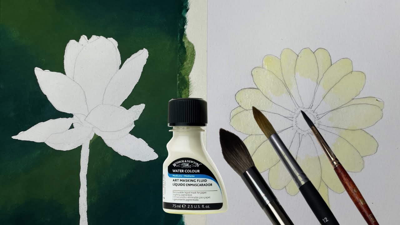 How To Apply Masking Fluid Tutorial  Winsor And Newton Masking Fluid 
