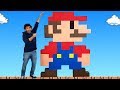 SUPER MARIO GIGANTE - DECORACIÓN GAMER PIXEL ART | Te Digo Cómo