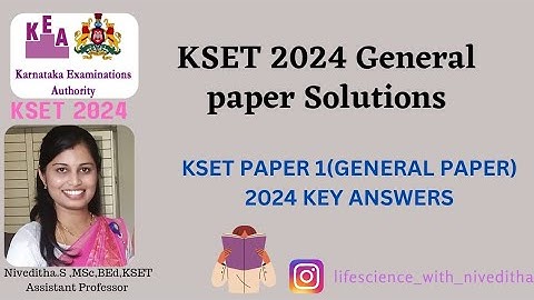 KSET 2024 General paper solutions and answers discussion #kset#kset2024#ksetgeneralpaper #keyanswer