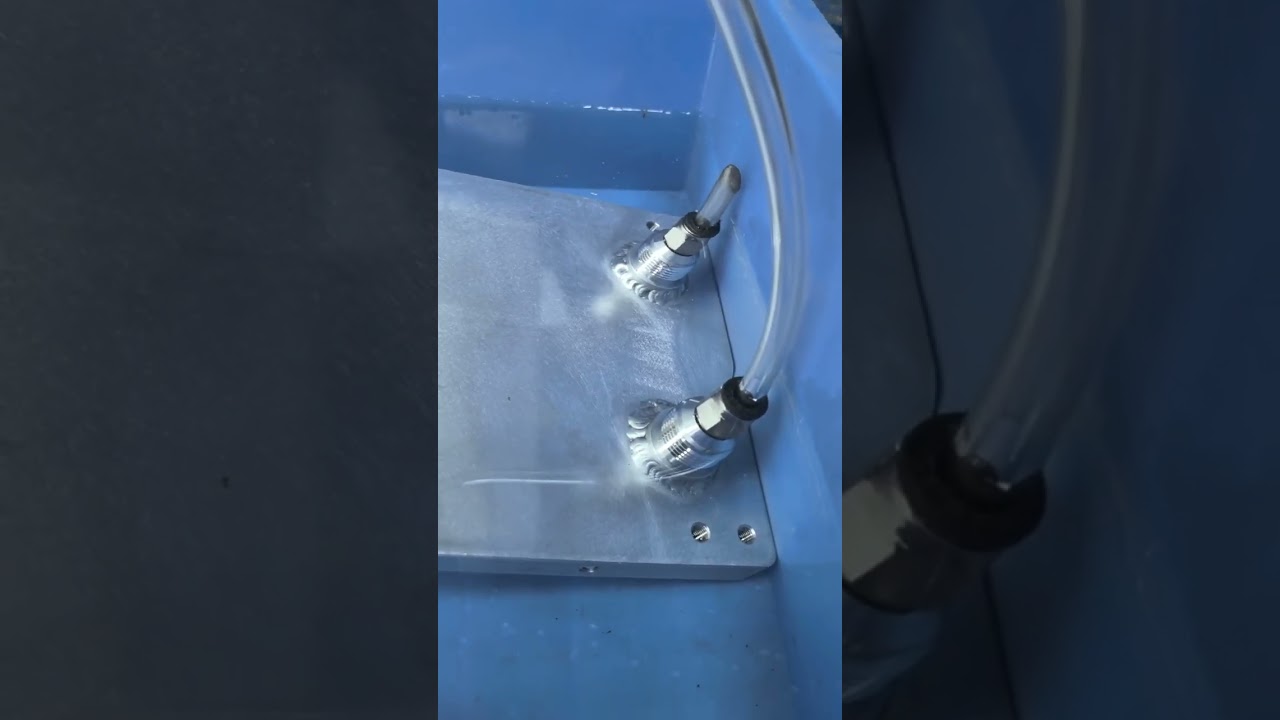 Water Blocks Leakage Testing. Big size cooling plate for electronic vehicle battery modules;