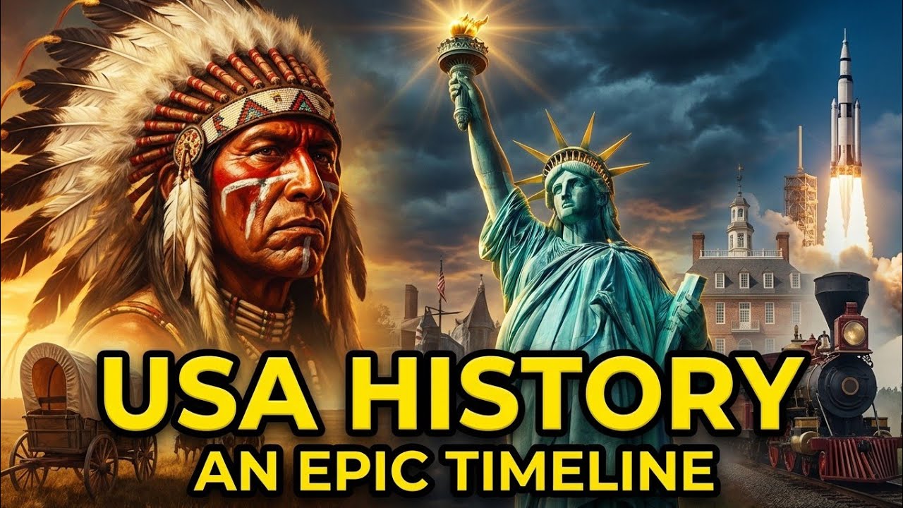 The US History Story in 60 Seconds 🇺🇸