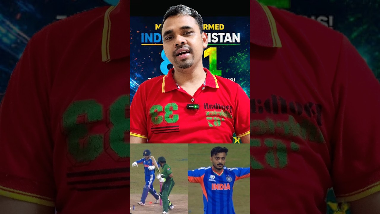 Babar Azam OUT! Axar Patel Strikes in India vs Pakistan! 