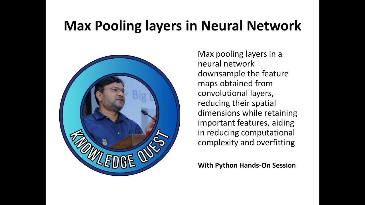13 Max Pooling layers in Neural Network - YouTube