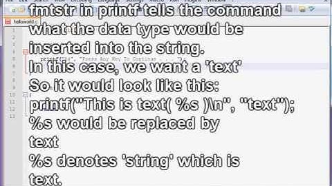 How to do - Beginning to Program in C - Introduction, Hello World, Procedures and Functions