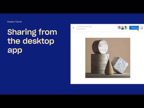 Sharing From The Desktop App Dropbox Tutorials Dropbox Youtube