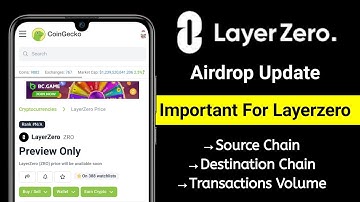 Layerzero Airdrop || How to increase your source chain→Destination Chain 🤔→Elegeblity Criteria || L0