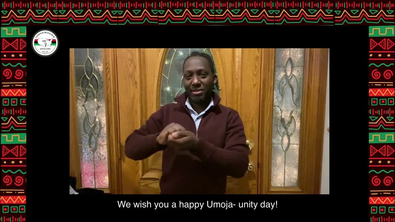 Umoja (Unity), The First Principle of Kwanzaa YouTube