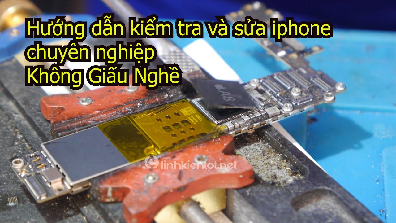 sửa điện thoại iphone New hướng dẫn sửa iphone 6 mất nguồn, đục và đóng ic ram cpu hdd
