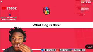 ISHOWSPEED plays GUESS the FLAG KAHOOT with CHAT