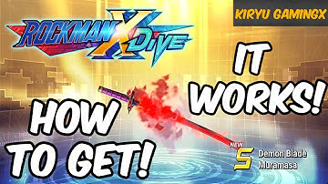 HOW TO GET A RANK S WEAPON in Megaman X Dive (Mobile) IT WORKS!!!