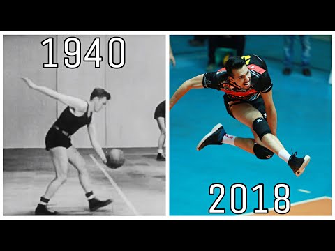 Volleyball Serve Evolution 1940 - 2018 (HD)