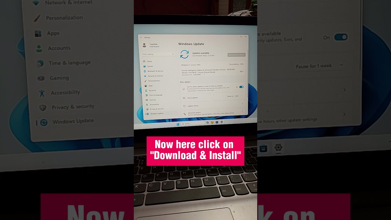 How To Update Windows 11 Laptop Or PC