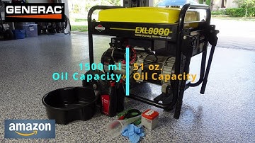 Generac Generator Oil & Filter, Spark Plug and Air Filter Service GH410 EXL8000 005233-0