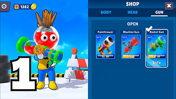 Dye Hard - Color War - ASMR Gameplay Walkthrough Part 1