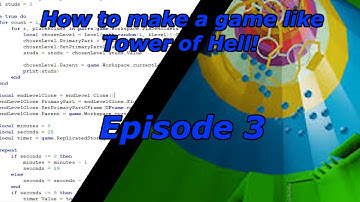 ROBLOX STUDIO TUTORIAL || Make a game like Tower of Hell || Episode 3  || How to make a proper map