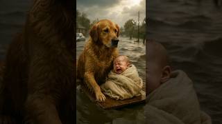 Brave Dog Saves Drowning Baby Hero Rescue Love Touching Story