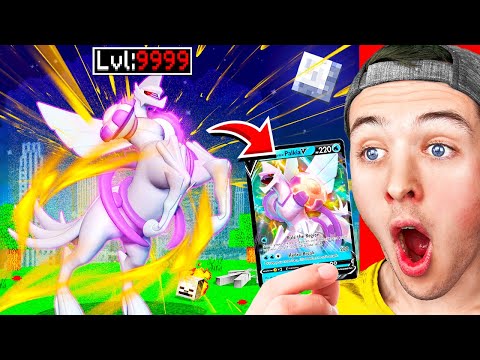 Opening ASTRAL RADIANCE PACKS to get GOD POKEMON in MINECRAFT!