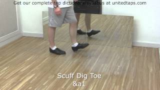 Scuff Dig Toe Tap Dance Move Shown by Rod Howell
