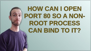Apple: How can I open port 80 so a non-root process can bind to it?
