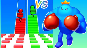 "Punchy Race Vs Bridge Race: Ultimate Showdown!"