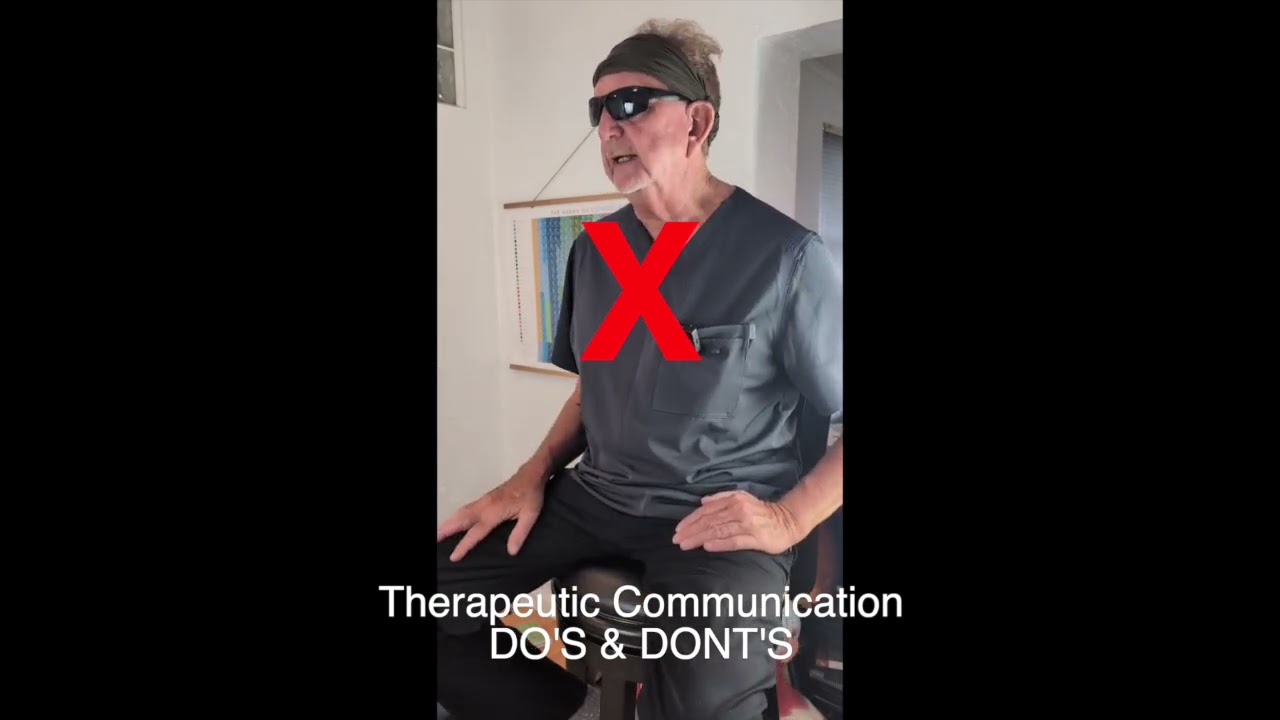 Therapeutic Communication Do's and Dont's by Kevin