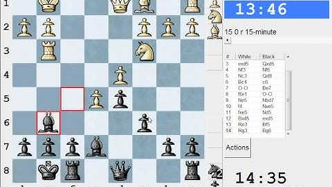 Chess World.net: LIVE Rapid #64 vs modern1054 (1765) - French Defence: exchange (C01)