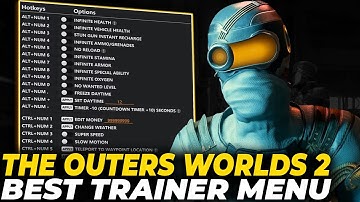 The Outer Worlds 2 Trainer | The Outer Worlds 2 Cheat Menu | Free Download