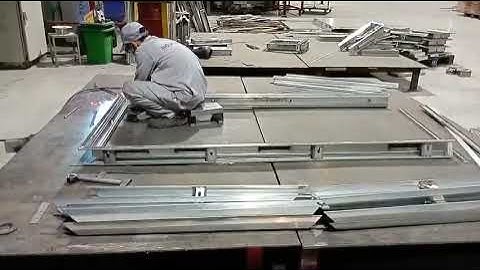 Các bước hàn liên kết - Cửa chống cháy NovoDoor -