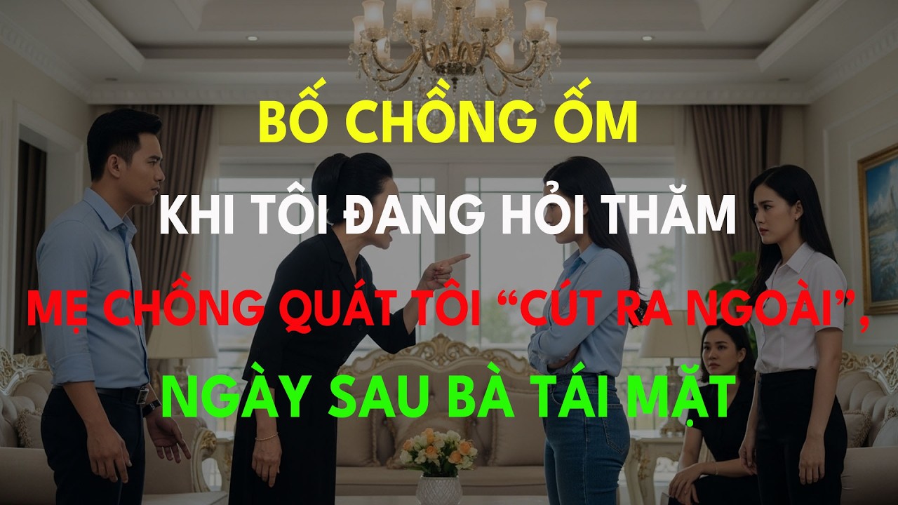 Bố Chồng Ốm Khi Đang Hỏi Thăm , Mẹ Chồng Quát Tôi “Cút Ra Ngoài”, Ngày Sau Bà Tái Mặt
