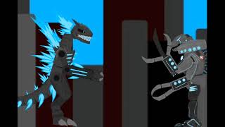 mecha tricky zilla VS ice kiryu