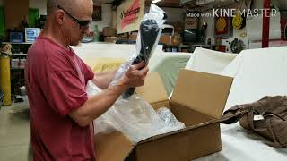 Unboxing the last of the front end parts.  Lower control arms.  Chevy s10 mini truck