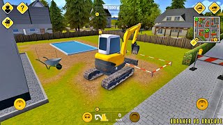 Construction Simulator 2014 #4 - Pool Construction - Gameplay ( android, ios )
