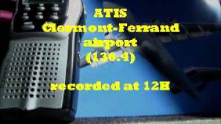 Atis Airport Clermont-Ferrand Atc Twr English En And French Fr