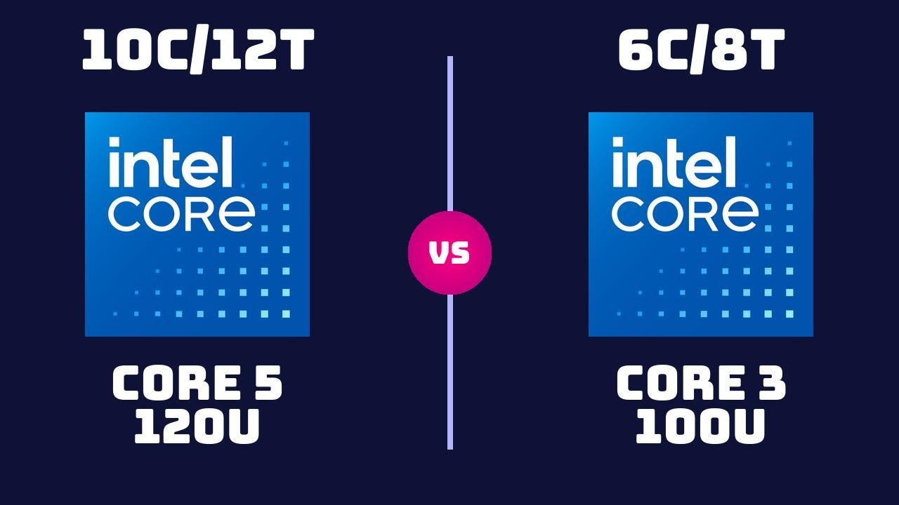 Intel Core 5 120U vs Intel Core 3 100U – CPU Comparison | How Big is ...