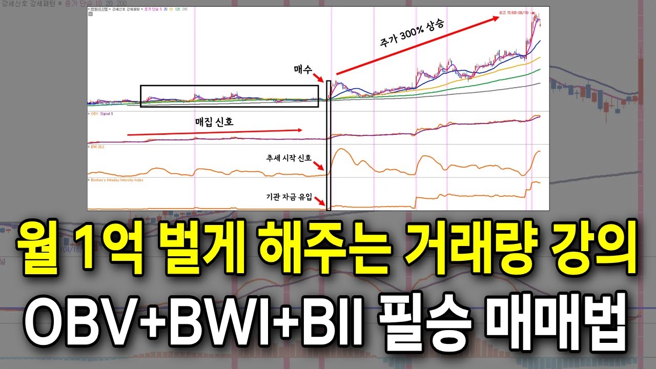 월 1억 벌게 해준 거래량 매매법, 드디어 공개합니다 / #거래량