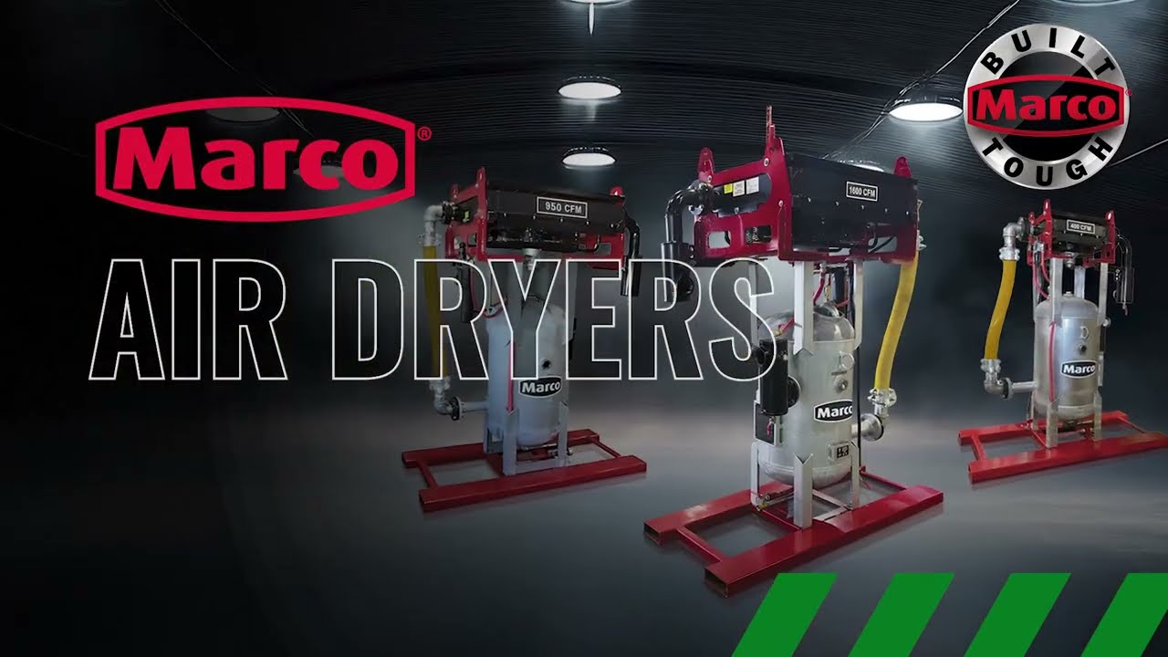 Marco Air Dryer Removes 99% of Moisture, Oil & Debris from Compressed Air