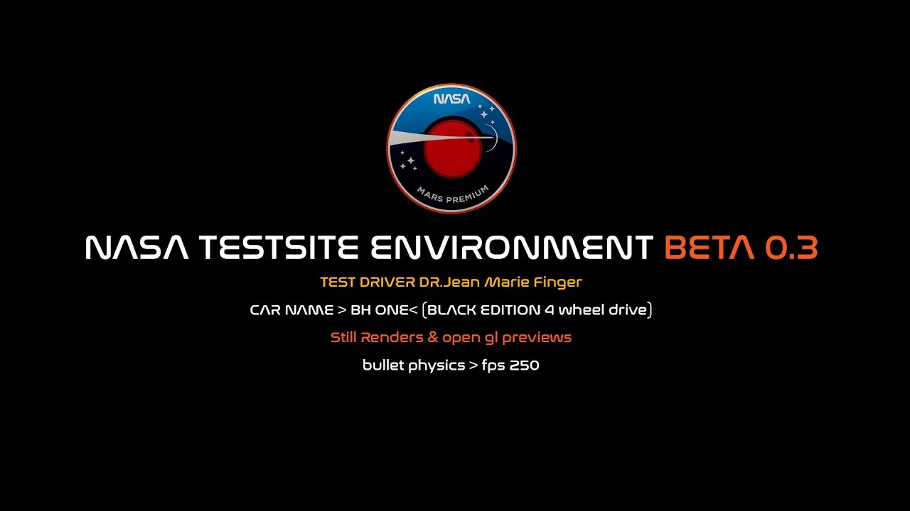 NASA TEST SITE ENVIRONMENT BETA 0.3 - YouTube