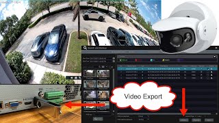 Viewtron Security DVR / NVR: Recorded Video Event Search and Backup