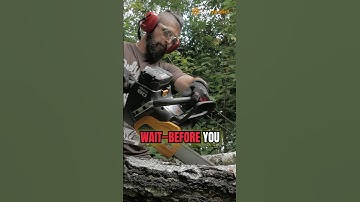 Is your chainsaw chain too loose?🤔 Here