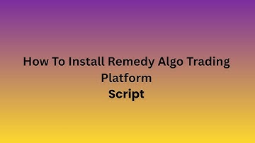 How To Install Remedy Algo Investment Script On Cpanel