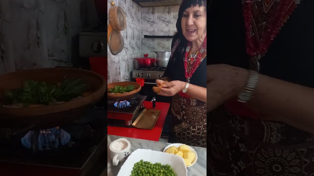 Ladjwaz tfaghwa s'thjilvante،طاجين القرنون و الجلبانة،بطريقتي،إقتصادية،خفيفة و بنينة 