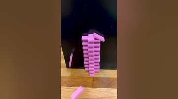 Can you figure out this domino effect? (ft. light pink #H5dominocreations)