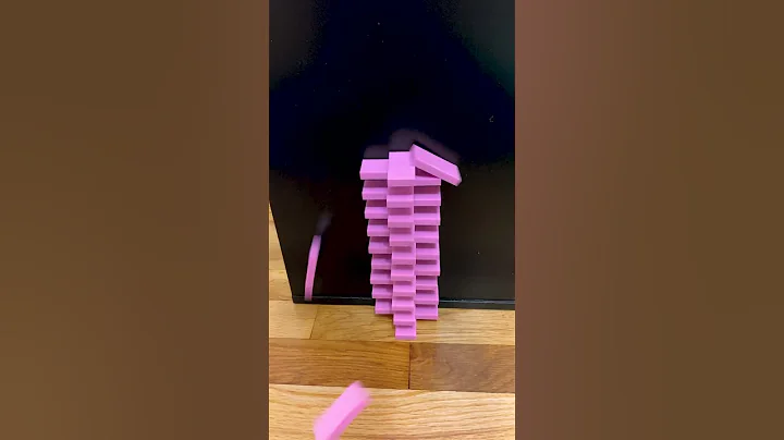 Can you figure out this domino effect? (ft. light pink #H5dominocreations)