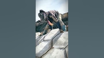 Preventing Soil Erosion: Installing Concrete Slope Reinforcement #shorts