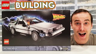 Building the LEGO Back to the Future DeLorean Time Machine
