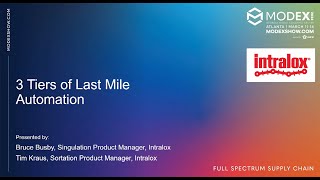 MODEX 2024: 3 Tiers of Last Mile Sortation Automation - Intralox