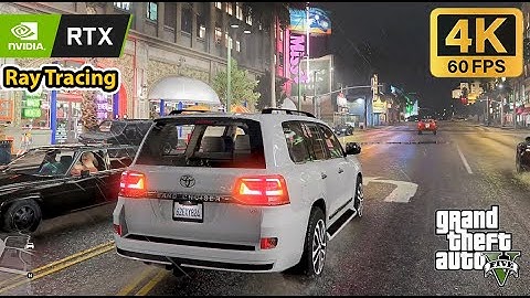 4k@60fps | GTA 5 | Next Level Graphics + Ray Tracing  using RTX 3070